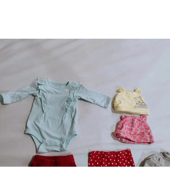 Baby Girls 6 Piece Mixed Clothes Lot Size 0-3M - Picture 3 of 13